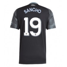 Aston Villa Jadon Sancho #19 Bortatröja 2025-26 Korta ärmar